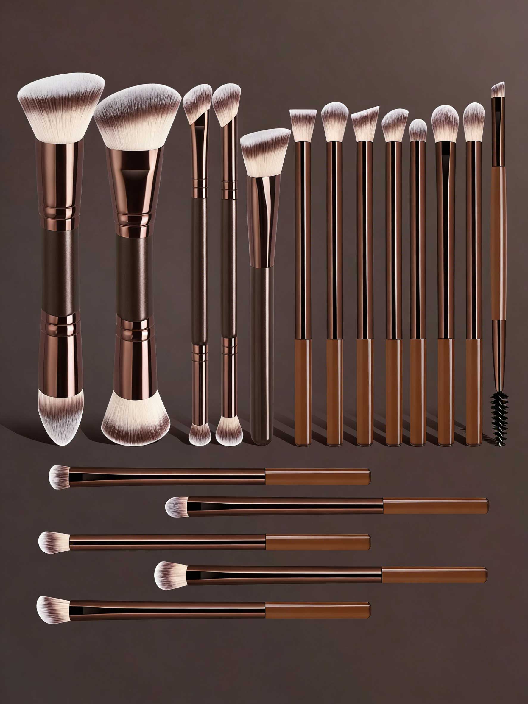 Profissional 6 10 18 22 Pcs Conjunto De Pincéis De Maquiagem Kit De Ferramentas Multifuncionais Portáteis Para Viagem